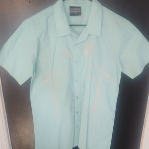 Pleasant Getaway button down shirt Men's NEW